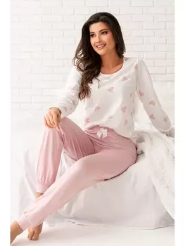 Пижамы Sweet long pyjamas Powder Pink