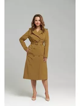 Плащи 130602 горчичный