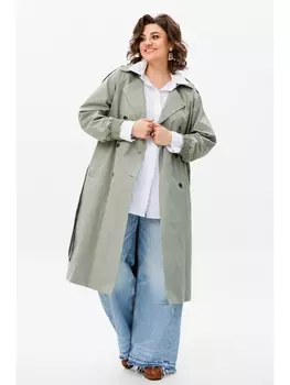 Плащи 1419 зеленая дымка