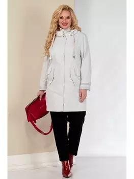 Плащи 2146 светло-серый