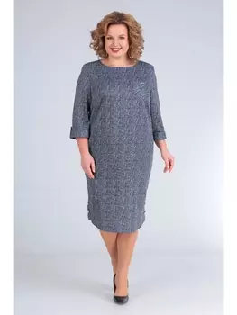 Платье 0129 синий