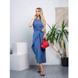 Платье 01-492м голубой