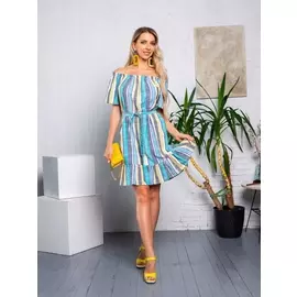 Платье 01-516 бирюзовый