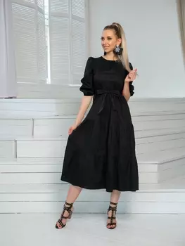 Платье 01-558х черный