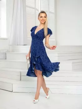 Платье 01-562 синий