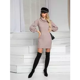 Платье 01-576 пудровый беж
