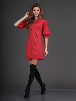 Платье 01-577 красный