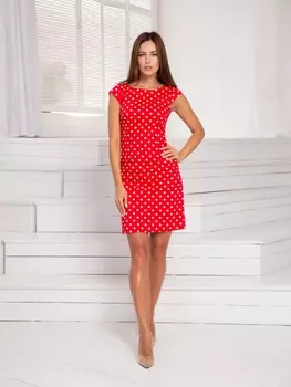 Платье 01-598 красный