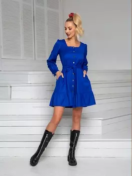 Платье 01-608 васильковый