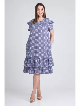 Платье 01-700 синий