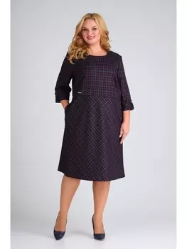 Платье 0257 синий