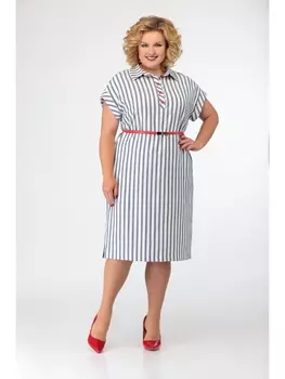 Платье 0276 полоска