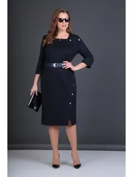 Платье 0887-темный _синий