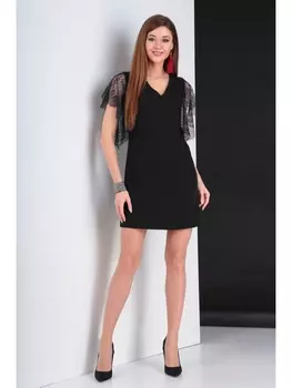 Платье 0897 черный