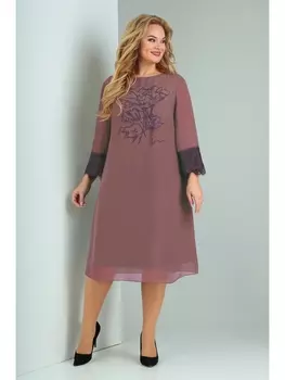Платье 0952 пепельно-розовый