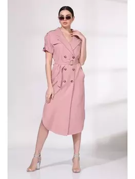 Платье 0963 пепельно-розовый