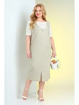 Платье 0967 бежевый