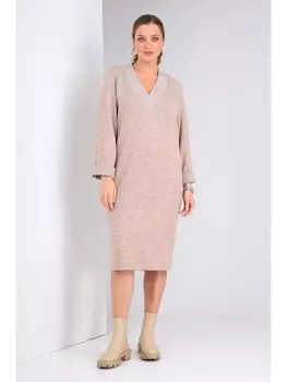 Платье 0982 бежевый