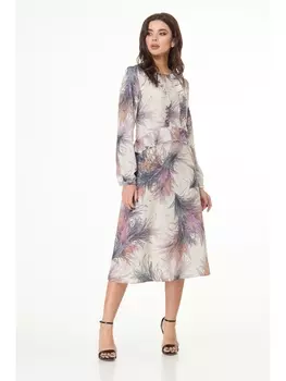 Платье 1008 бежевые тона