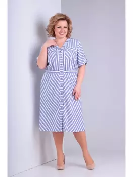 Платье 1017 голубой