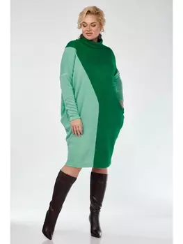 Платье 1041.1 зеленый/лед