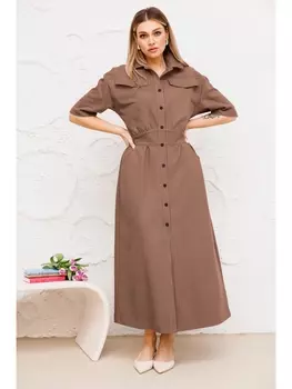 Платье 1052С кофейный