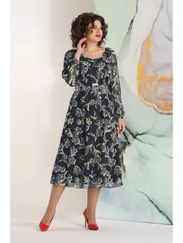 Платье 1060-2 синий