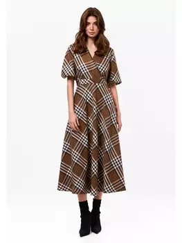 Платье 1073 принт клетка