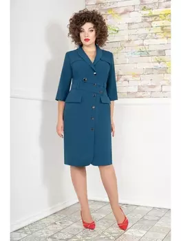 Платье 1096-5 морская волна