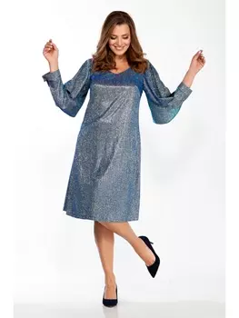 Платье 1096 голубой