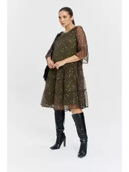 Платье 1110 олива