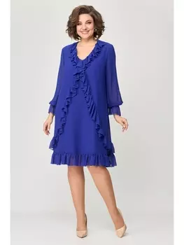 Платье 1123-1 василек