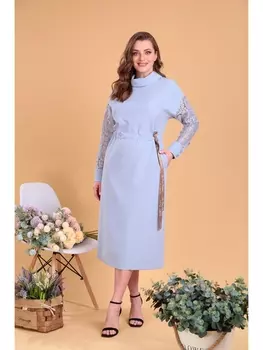 Платье 1130116 небесно-голубое