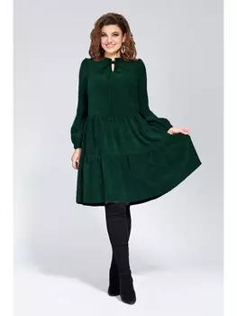 Платье 1137 тёмно-зелёный