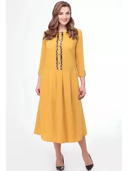 Платье 1146 - горчица