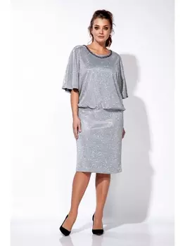 Платье 1161 серебро