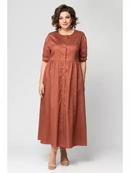 Платье 1170 терракот