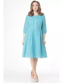 Платье 1195 лазурно-голубой
