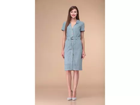 Платье 1198 голубой