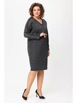 Платье 1202 серый графит