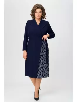 Платье 1208 синий