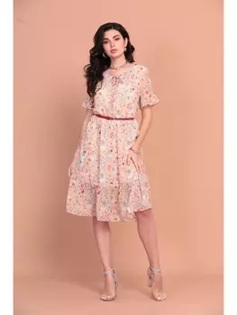 Платье 1254 крем-брюле