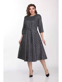 Платье 1270/14 черный+синий