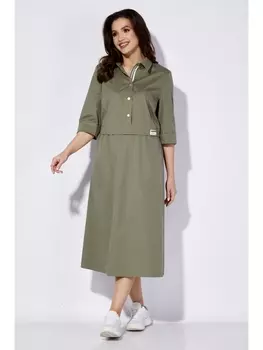 Платье 1270 олива