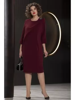 Платье 1286 бордо