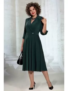 Платье 1289 изумруд