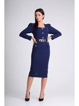 Платье 130115 синий