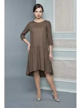 Платье 1306-коричневый