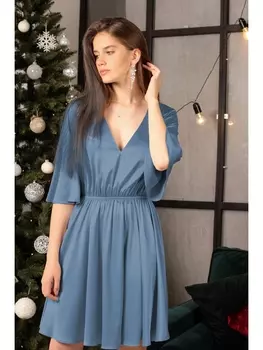 Платье 1309 лазурно-синий