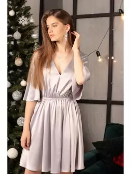 Платье 1309 металлик